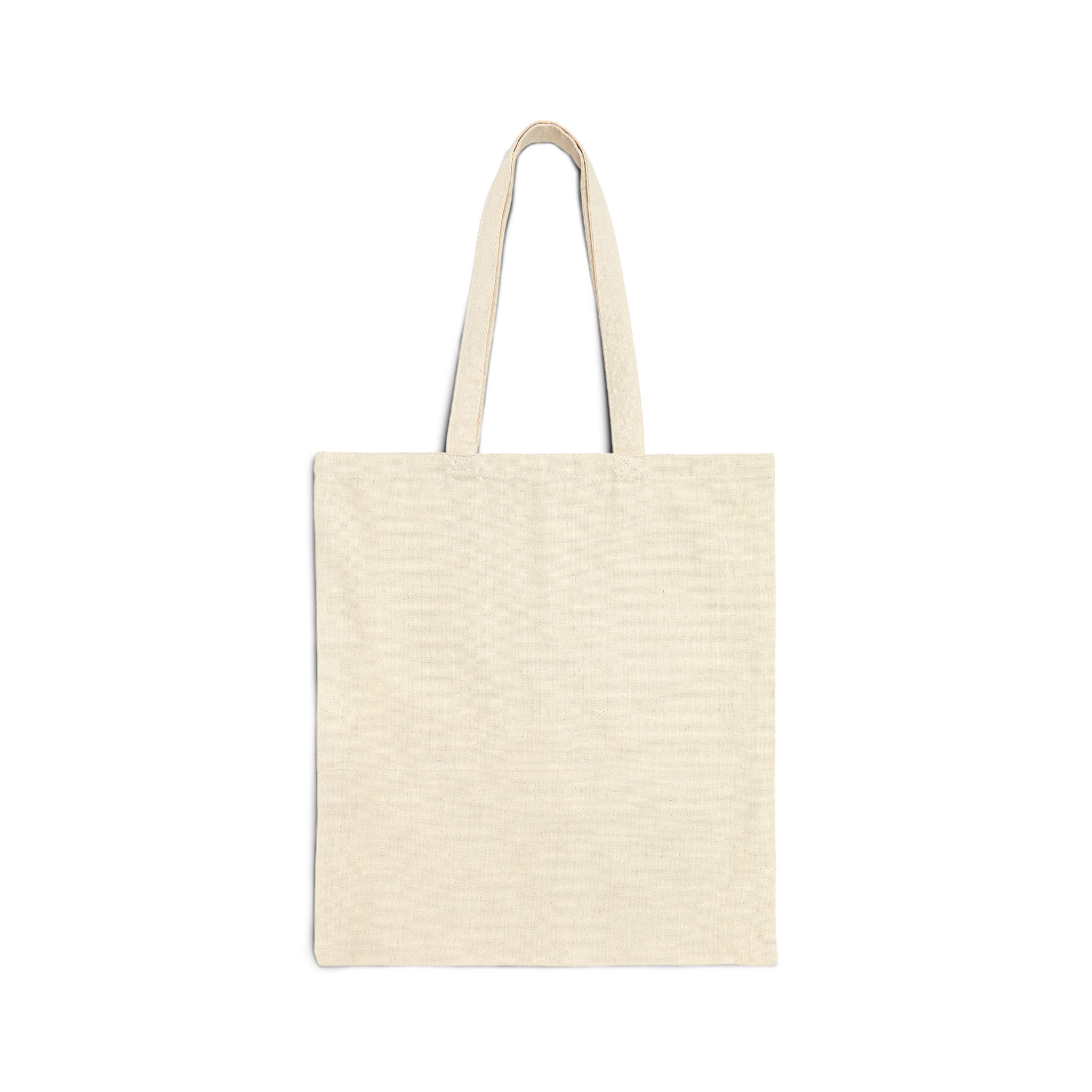 Tote Bag — Red Vintage Flag Emblem Canvas Tote - Image 2